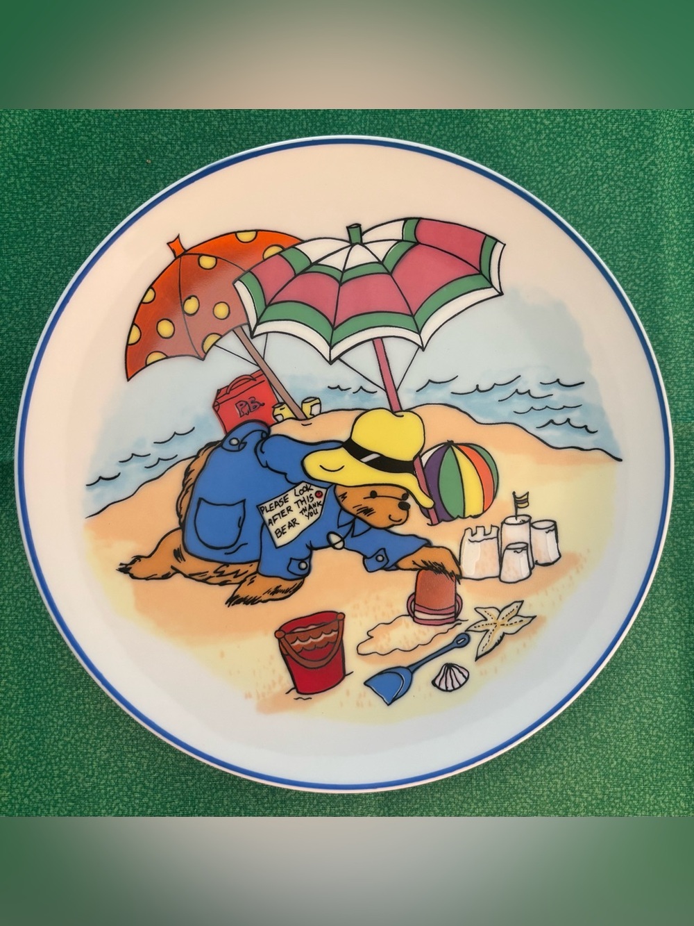 Vintage - A Year With Paddington Bear Annual 1981 Collector Plate w/ COA